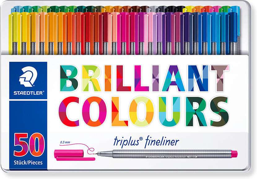 Staedtler Rotuladores  Finerline 50 colores