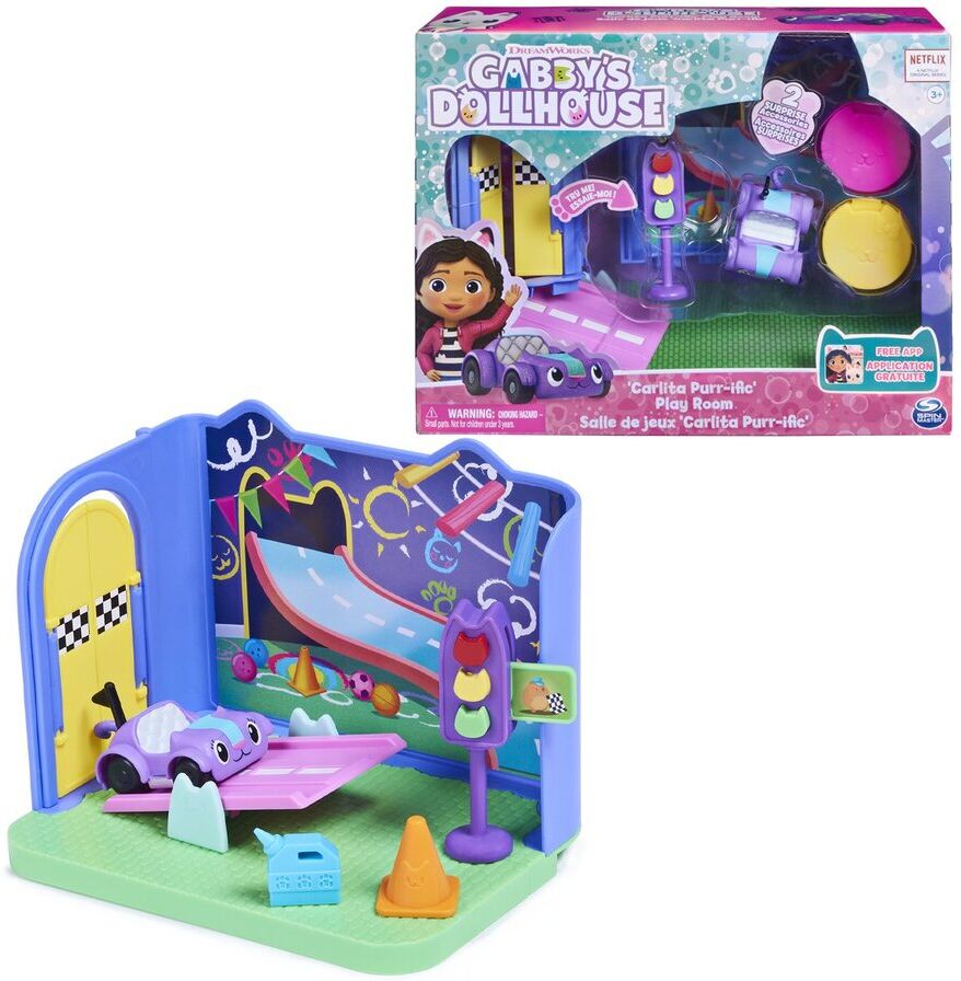 Spin Master Gabby Doll House habitación deluxe juegos de Carl