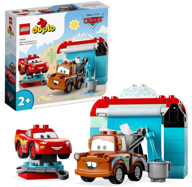 LEGO® Duplo Disney y Pixar Cars Autolavado con Rayo McQueen y Mate 10996