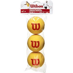 Wilson Unisex Starter Foam Ball 3 Pack B lle, Yellow, EU