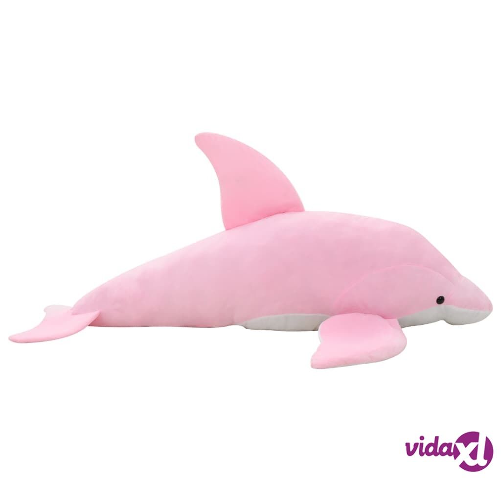 vidaXL Delfiini pehmolelu plyysi pinkki