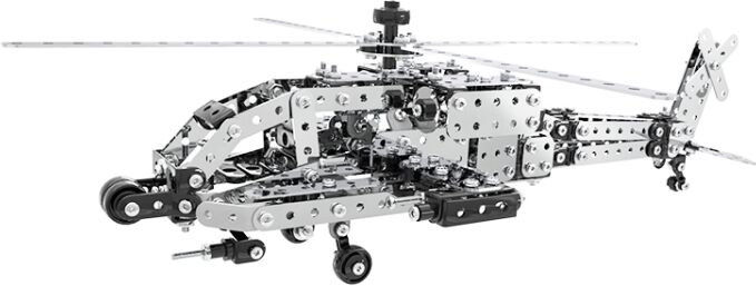 Tarvike SW-021 DIY AH-64 taisteluhelikopteri, ruostumatonta terästä