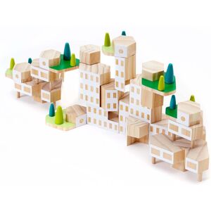 Areaware - Blockitecture, jeu de construction en bois, Garden City