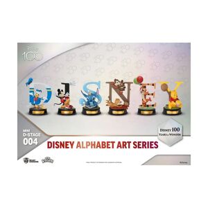 Disney - Pack 6 statuettes Mini Diorama Stage 100 Years of Wonder Alphabet Art 10 cm - Publicité