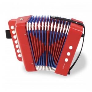 Accordeon en PVC 10 touches et 14 tons