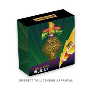 Power Rangers - Medaillon Power Rangers Limited Edition (plaque or)