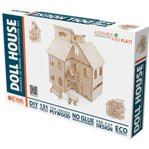 Maquette 3D en bois - Maison de Poupées 54 cm - Publicité