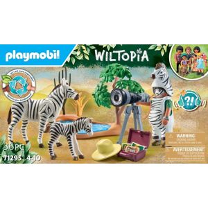 - Photographe avec déguisement et zèbres - 71295 - Playmobil® Wiltopia - Publicité