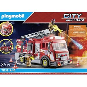 - Camion pompiers grande echelle - 71233 - Playmobil® City Action - Publicité