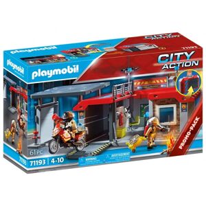 Caserne pompiers transportable - Playmobil® - 71193 - Publicité
