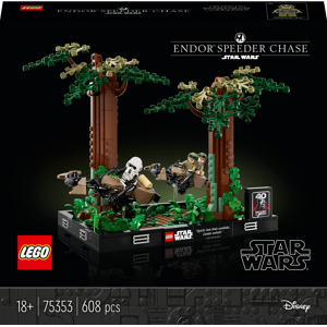 75353 - Diorama de la course-poursuite en speeder sur Endor™ - LEGO® Star Wars™ - Publicité