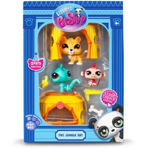 Littlest PetShop Pack Tiki Jungle - Bandai - 3 Pets