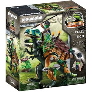 Playmobil - Tyrannosaure et soldat - 71261 - Playmobil® Dino Rise