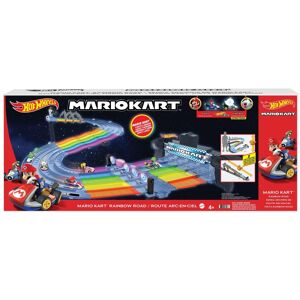 Hot Wheels - Route Arc-en-ciel Mario Kart - Circuit / Petite Voiture - Dès 4 ans