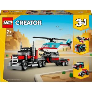 31146 - Le camion remorque avec hélicoptère - LEGO® Creator - Publicité