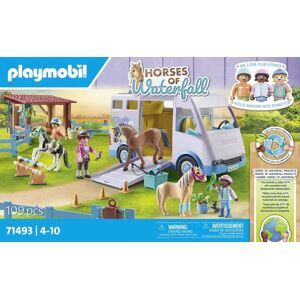 Playmobil - Van pour cheval et poneys avec enclos - 71493 - Le Poney Club - Publicité