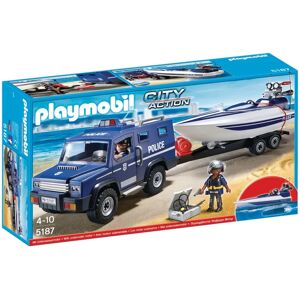 Fourgon et vedette de police - Playmobil 5187