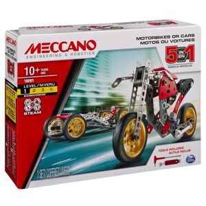 Voiture et moto - 5 modeles - Meccano