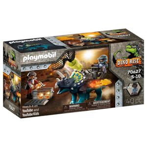 70627 - Playmobil Dino Rise - Triceratops et soldats - Publicité