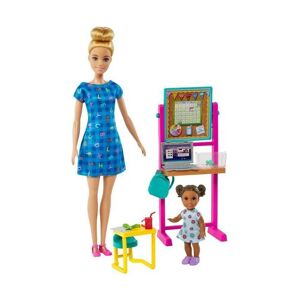 Barbie - Coffret Maîtresse d'école - Poupée Mannequin - 3 ans et + - BARBIE - HCN19 - POUPEE MANNEQUIN BARBIE - Publicité