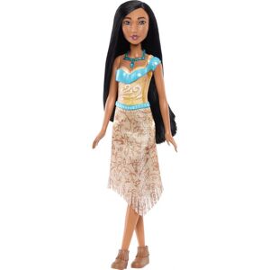 MATTEL Disney Princesses Disney Poupée Pocahontas articulée avec tenue scintillante et accessoires dont chaussures et collier, Jouet Enfant, Dès 3 - Publicité