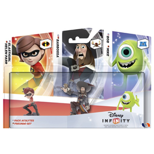 Disney Infinity Pack Acolytes 3 figurines (Elastigirl, Barbossa, Bob) - Publicité