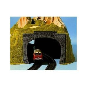 NOCH - 34410 - modélisme ferroviaire - élément de route - entrée de tunnel à 2 voies - 95 x 7 cm - 2 pièces - Publicité