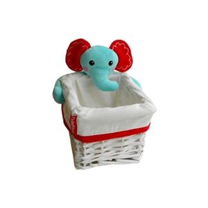 Fisher Price Fisher-Price boîte de rangement pour éléphants 4,16 litres blanc / bleu - Publicité