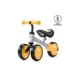 Kinderkraft CUTIE Mini Vélo draisienne, à partir d'1 an, Poussoir, Jouet roulant, Jaune - Publicité