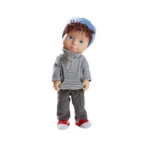 HABA mannequin Matti junior 32 cm PVC gris/bleu 5 pièces - Publicité