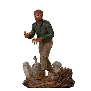 Iron Studios Figurine - Universal Monsters - The Wolf Man Deluxe - Publicité