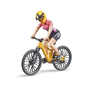 Bruder Figurine- 63111 - bworld Vélo de montagne avec une femme cycliste - Publicité