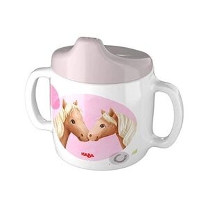 HABA Figurine- 305696 - Tasse à bec Chevaux - Publicité