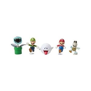 Jakks Pacific Pack de 5 Figurines - - Super Mario Bros : Mario Boo! - 10 cm - Publicité