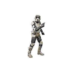 Hasbro Figurine Scout Trooper Star Wars The Mandalorian Série Noire Coleccion Grafito - Publicité