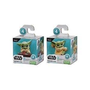 Hasbro STAR WARS - The Mandalorian - Pack de 2 Figurines Grogu 4 - Publicité