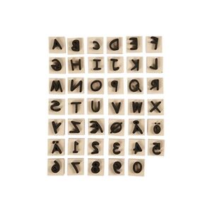 Creotime timbres en mousse lettres et chiffres 3 x 3 cm 41 pièces - Publicité