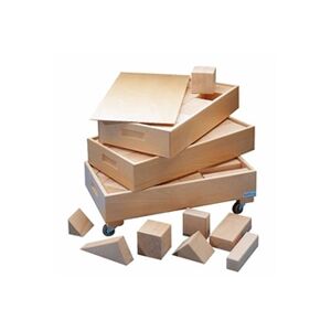 Educo La haye set en 3 coffres, blocs en bois - jeu Montessori - Publicité