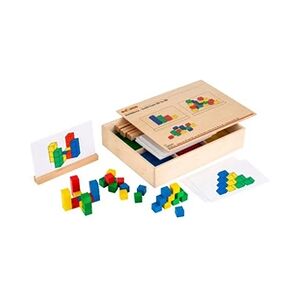 Educo Verti-blocs - construire du 2D au 3D - jeu Montessori - Publicité