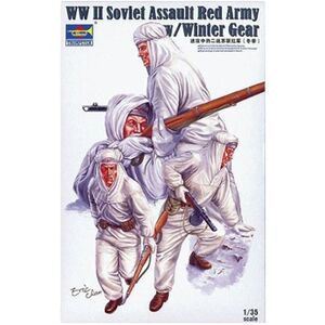 Trumpeter Soviet Assault Red Army W/winter Gear- 1:35e - - Publicité