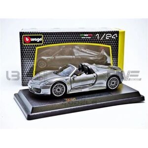 Bburago Voiture Miniature de Collection 1-24 - PORSCHE 918 - 2013 - Gris - 21076S - Publicité