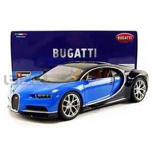 Bburago Voiture Miniature de Collection 1-18 - BUGATTI Chiron - 2016 - Bleu - 11040BL - Publicité