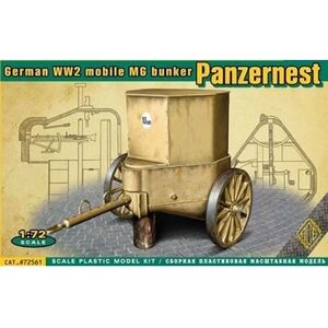 ACE Wwii German Mobile Mg Bunker Panzernest - 1:72e - - Publicité