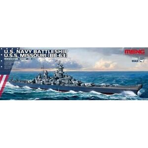 Meng U.s. Navy Battleship U.s.s. Missouri (bb-63)- 1:700e --model - Publicité