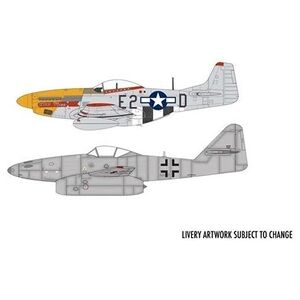 Airfix Messerschmitt Me262 & P-51d Mustang Dogfight Double - 1:72e - - Publicité