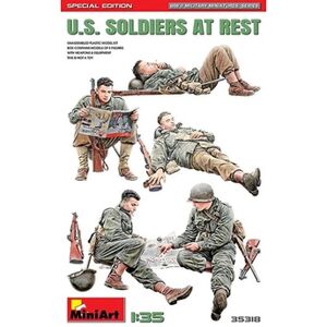 Mini Art U.s. Soldiers At Rest. Special Edition - 1:35e - Miniart - Publicité