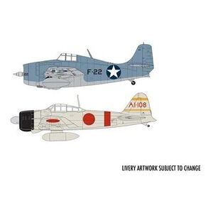 Airfix Grumman F-4f4 Wildcat & Mitsubishi Zero Dogfight Double - 1:72e - - Publicité