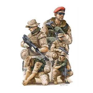 Trumpeter Modern German Isaf Soldiers In Afghanist - 1:35e - - Publicité