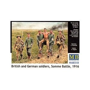 Masterbox British And German Soldiers,somme Battle - 1:35e - Master Box Ltd. Publicité