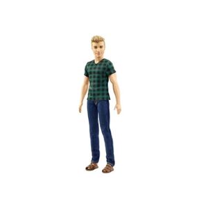 Mattel Barbie : Ken Fashionistas : Ken blond Chemise à carreaux - Publicité